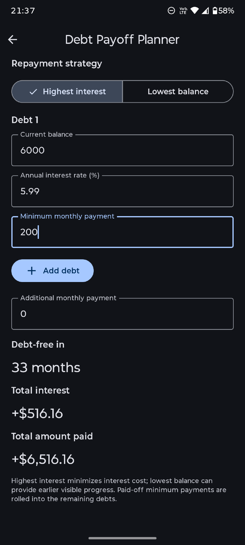 Wynik instrumentu finansowego