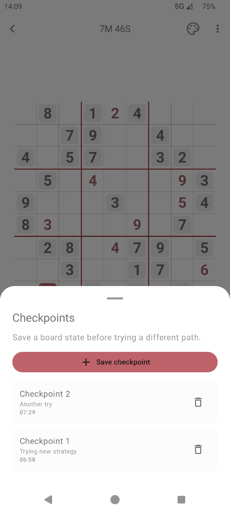 Checkpoints