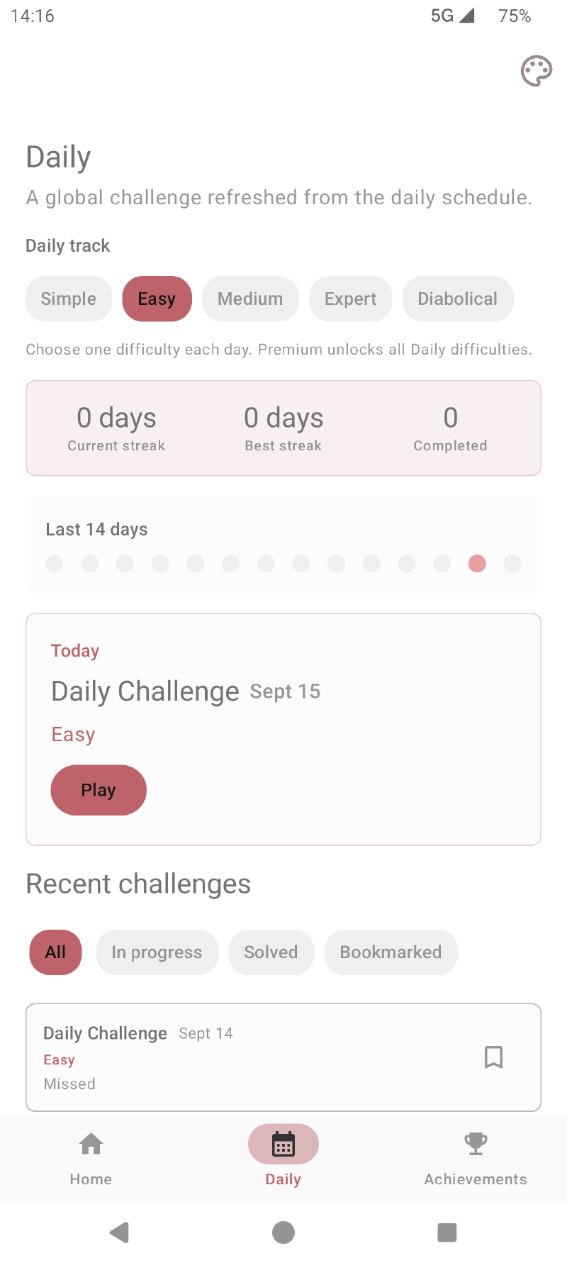 Daily Challenge