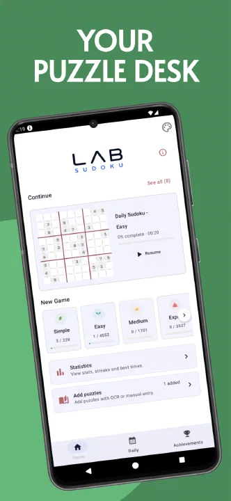 Plateau de jeu de Lab Sudoku